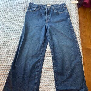 NWT Favorite Daughter OLLIE LOW RISE ULTIMATE BAGGY WIDE LEG Jeans Size 28